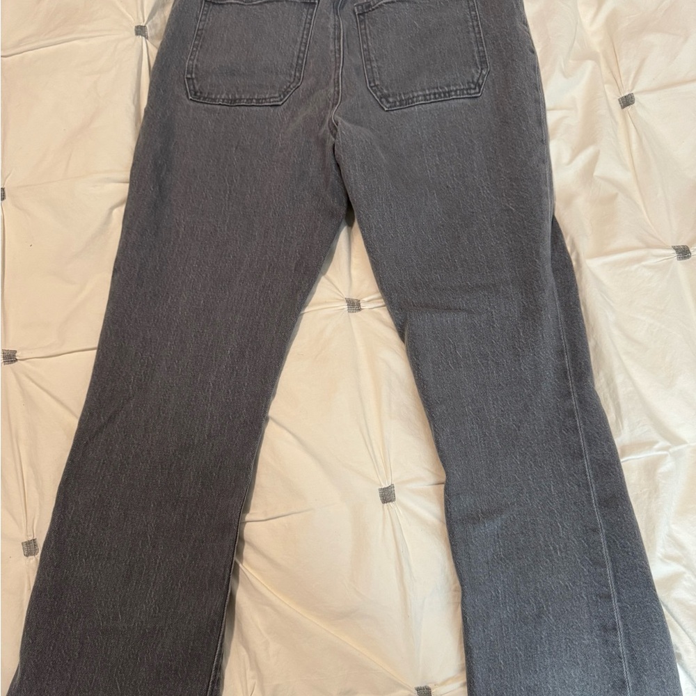 LOFT High Rise Gray Jeans - Picture 4 of 4